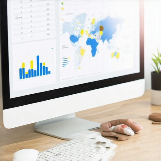 Data-Driven Local SEO Strategy Person analyzing local SEO data and graphs on a computer