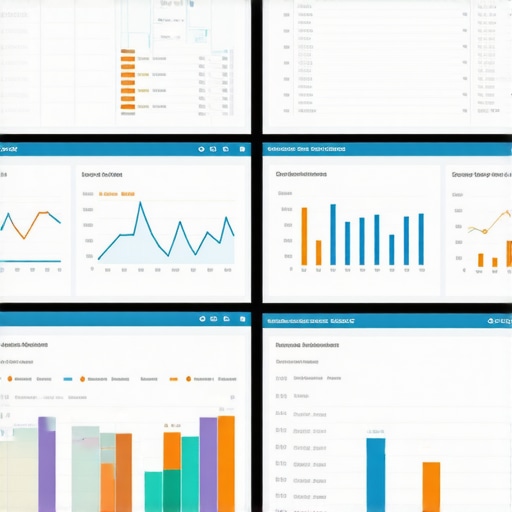A professional setup displaying local SEO dashboards and tools for GMB management