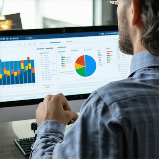Digital marketer reviewing SEO dashboards and citation audits on a laptop for local ranking stability.