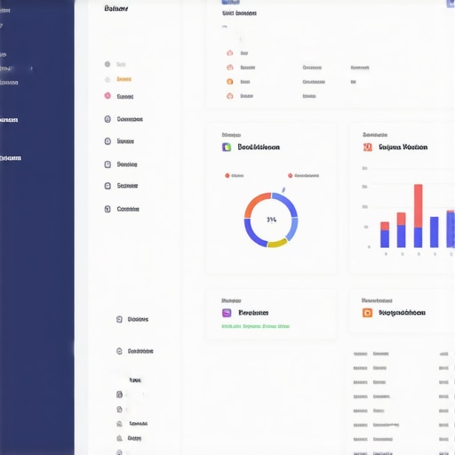 Local SEO Monitoring Dashboard Digital dashboard displaying citation health, keyword tracking, and review insights for local SEO