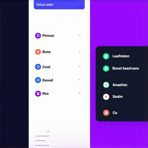 A detailed illustration of a business profile dashboard showing optimized fields for local voice search.