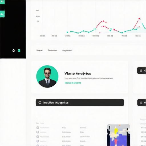 Screenshot of a Google My Business dashboard showing analytics and review management