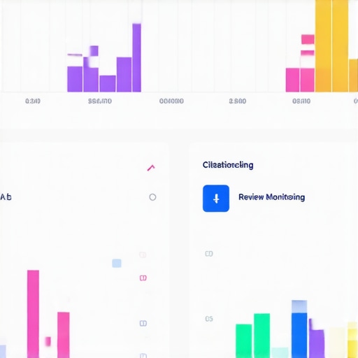 Screenshot of software tools managing citations, reviews, and analytics for local Google Maps rankings.